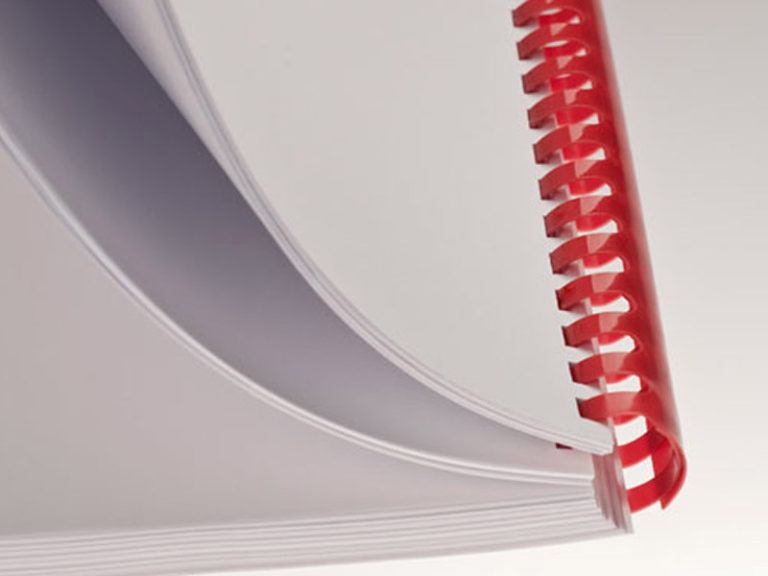 red binding combs